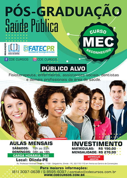 PÓS-GRADUAÇÃO - Saúde Pública